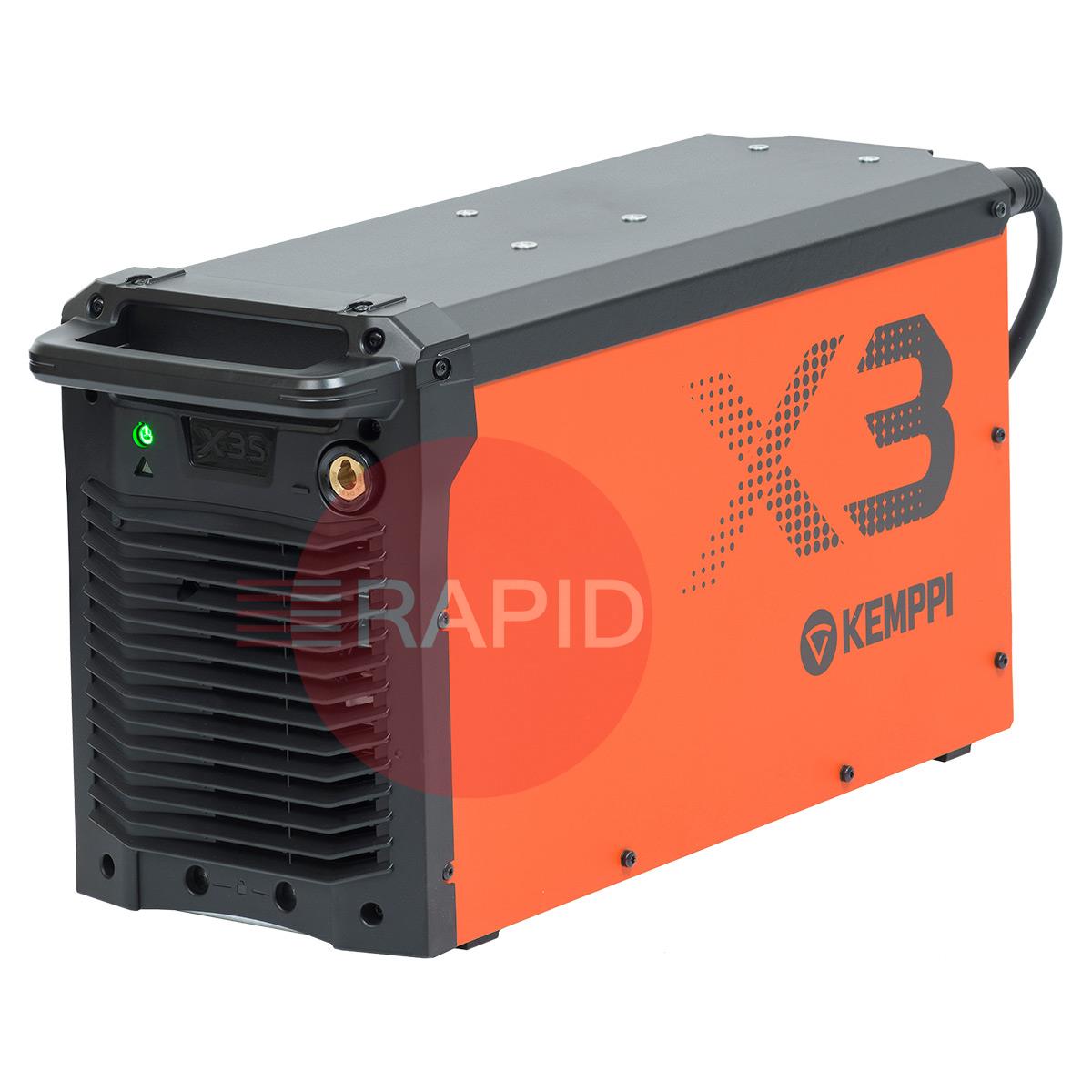 X3S420GP  Kemppi X3 FastMig 420 Synergic Air Cooled MIG Package, with GXe 405G 5.0m Torch - 400v, 3ph